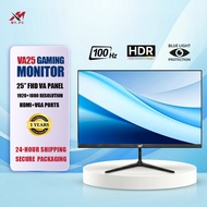YGT 25 Inch Gaming Monitor 100Hz Max Refresh Rate FHD IPS HDR FreeSync Monitor for Desktop PC Laptop