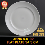 Bone China - ANNA จาน ชาม แก้วกาแฟ เนื้อโบนไชน่า บาง เบา ขาว โปร่งแสง สินค้าจาก Royal Porcelain