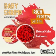 Pelet Makanan Ikan Naikan Warna Merah Cupang Channa Arwana Baby Shrimp Pakan Ikanesia