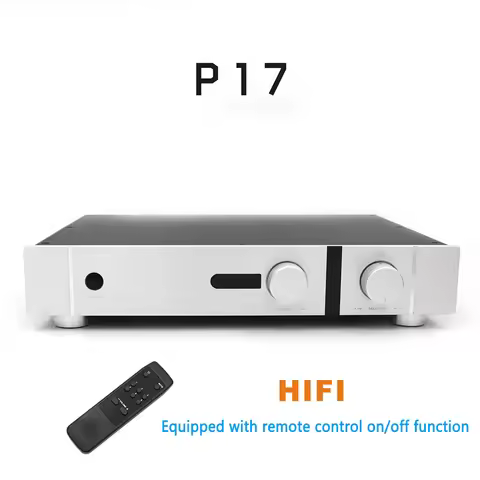 HIFI PASS P17 MOSFET Fully Balanced Preamplifier Class A With Remote Control Base on PASS 1.7 Circui
