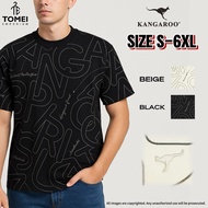 Kangaroo Relaxed Fit Men Printed T-Shirt Plus Size S-6XL Baju Lelaki T-Shirt Lelaki Lengan Pendek Bl