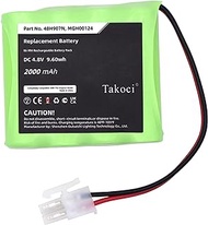 Gikysuiz Replacement Battery for Omron Hem 907 Series IntelliSense Professional Digital Blood Pressure Monitor fits Part Number 48H907NE 48H907N 4.8V/2000mAh