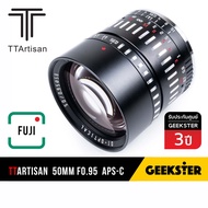 TTArtisan 50mm f0.95 APSC Lens ละลาย สำหรับ Mirrorless ( FUJI / OLYMPUS / SONY / PANASONIC / CANON / NIKON Z / LUMIX / L SL TL เลนส์หลังละลาย เลนส์ มือหมุน กล้อง M43 M4/3 NIKONZ NZ TL SL 50 mm f 0.95 7Artisans )