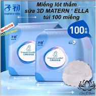 HCM_FIRE. Matern'ella 3D breast absorbent pads (petal shape) - bag of 100 pads