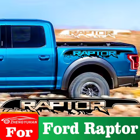 Car Stickers For Ford Raptor F150 F250 F350 F450 F550 F650 F750 Auto Door Waistline Side Stripe DIY 