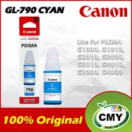 CANON ORIGINAL GL-790 GL790 GL 790 GI 790 GI790 GI-790 REFILL INK G-SERIES CYAN with G1000 G1010 G20