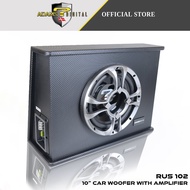 Adams Digital 10 Inch Car Active Subwoofer With Amplifier Shallow Active Subwoofer RUS 102 RUBI SERI