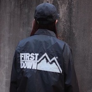 First Down 大Logo黑色教練外套 古著 二手選物 Vintage