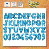 Retailmnl 16-Inch A-Z Letter and Number 0-9 & Symbol Blue Foil Balloon