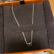 Hermes Necklace Mini Pop H 黑銀
