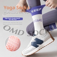 Yoga Socks Anti Slip Sock Grip Pilates Socks Anti Slip Cotton Non Slip Silicone Fitness Sport Socks 