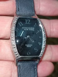 ANNE KLEIN Diamond SWISS錶/瑞士機芯 行走中 非機械錶