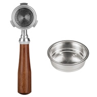 51mm Bottomless Portafilter Coffee Compatible with DeLonghi Espresso Machine EC680 and EC685 Rosewoo