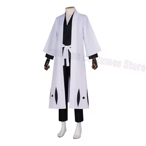 Death Aizen Sousuke Cosplay Costume Wig Bleach Cosplay Thousand Year Blood War Gotei 13 Team 5 Capta