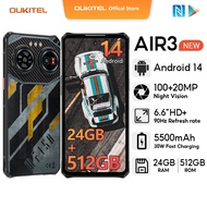 OUKITEL IIIF150 Air3 24GB+512GB 6.6” 100MP+20MP  30W Fast chraging Ultra-thin Mobile  Night Vision  