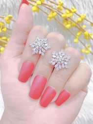 Bông Tai Nữ Bạch Kim Cao Cấp Mẫu F 21321-THÚY PHỤNG SHOP - Dùng đi tiệc cực kì sang trọng 35U BT2009