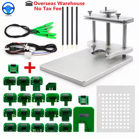 Newest LED BDM FRAME Aluminium Stalinless Steel BDM Probe With 22pcs BDM Frame Adapters Tuning Progr
