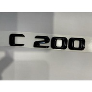 Mercedes C200 Emblem Logo gloss black | Mercedes C 200 Emblem