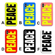 [ CS055 ] PEACE Hard Phone Case for REALME C11 C21Y C25Y C21 narzo 50a 50i 9 9i 8 PRO 5G 2021