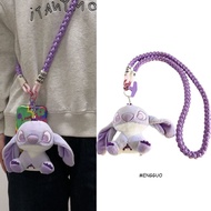 Mobile phone case with diagonal rope, purple Stitc phone case diagonal rope purple Stital rope Women