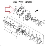 Ex5 Dream Washer Auto Clutch / Shoes (90433-KW7-900)