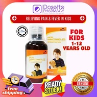 [SHIP IN 24H] AXCEL PARACETAMOL 250MG ORANGE SYRUP 90ML EXP: 05/2026  - RELIEVE PAIN & FEVER IN KIDS