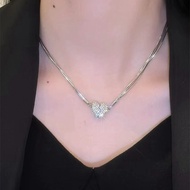 Love Necklace Heart Pendant Adjustable Clavicle Necklace Fashion Necklace Magnetic Necklace Jewelry