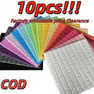 10pcs DIY Bricks wallpaper form adhesive 3D wallpaper sticker for home decor