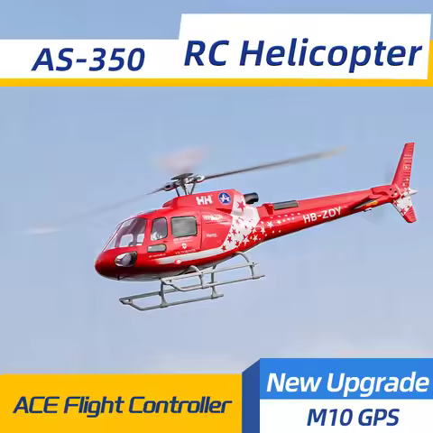 FLYWING AS350 rc helicopter Squirrel 470 FLY WING AS350 scale Helicopter with ACE Flight Controlle 6