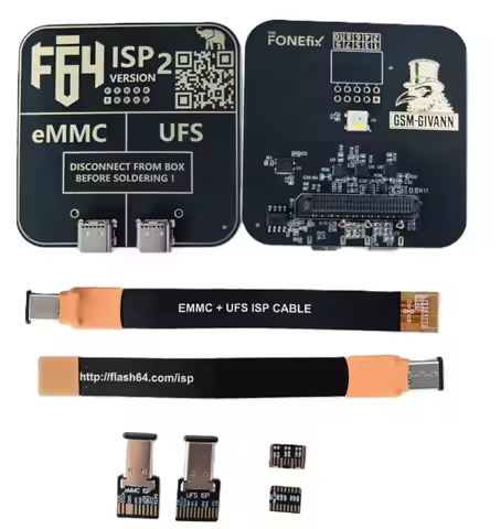 2026 LAST NEW F64 UFS/EMMC ISP V2 adapter Flash 64 V2 ISP Adapter Set Flash 64 UFS & EMMC ISP V2 Ada