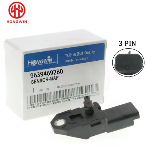 New Manifold Turbo Boost Pressure MAP Sensor 2.5Bar For Citroen C3 C4 C5 C8 Jumpy 1.6 2.0 9639469280