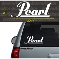 Pearl Drum Logo Sticker