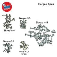 M3 M4 M5 SCREW BOLT UNIVERSAL SHARP COARSE BOLT