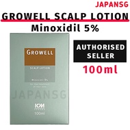 Growell Minoxidil 5% Scalp Lotion 100mL (alt Regro)