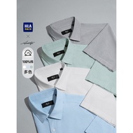 [Oxford Spinning] HLA/Hailan House Light Business Pure Cotton Short-Sleeved Casual Shirt Summer New 