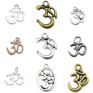 Om Plate Charms Decoration Lot Supplies For Jewelry
