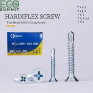 (PER BOX) Hardiflex Screw Flat Screw Window Screw Job Screw Metal Screw For Metal