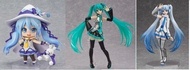 日版 黏土人 380 魔法少女雪初音 Magical Snow ver + figma 200 初音2.0 + figma EX-016 雪初音 GSC