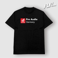 4 Acoustic Pro Audio Germany Logo Music Shirt T-Shirt
