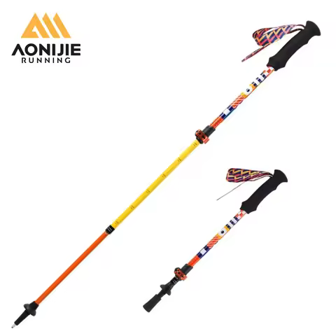 AONIJIE E4245 Kids' Ultra-Lightweight Adjustable Folding Aluminum Trekking Poles for Outdoor Hiking 