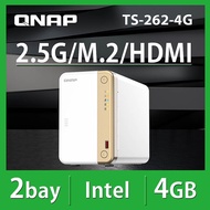 QNAP 威聯通 TS-262-4G 2Bay NAS 網路儲存伺服器