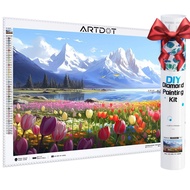 ARTDOT 5D Flower Diamond Painting Kits for Adults Licensed Full Drill Diamond Art Kits for Home Wall