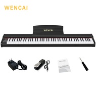 WENCAI Digital Piano 88 Keys Professional Wood Smart Electric Piano With Bluetooth Link  Portable Pi