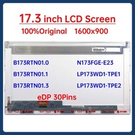 17.3" Laptop LCD Screen B173RTN01.1 B173RTN01.0 B173RTN01.3 N173FGE-E23 LP173WD1-TPE2 LP173WD1-TPE1 
