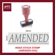 Index Stock Stamp (Amended) DX2