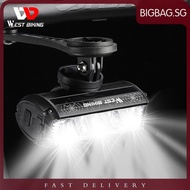 [bigbag.sg] USB Rechargeable Bike Headlight 1750 Lumens 4000mAh Bike Lights for Night Riding
