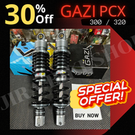 โช๊คGAZI SUPREME RX (Aerox / PCX / Nmax ) ความยาว300mm. 320mm.แท้100% ปรับรีบราว ปรับสปริงได้ มีอุปก