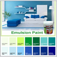 1 Liter / 1L ( EMULSION PAINT Heavy Duty ) Interior Acrylic Emulsion Paint Wall Ceiling Cat Dinding Dalam /D