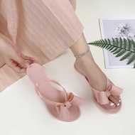 TEMU Y2 Hot-Selling Foreign Trade Jelly Butterfly PVC Sandals Women's Flat Shoes Afford