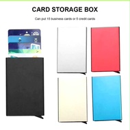 Premium aluminum card holder automatic atm card wallet